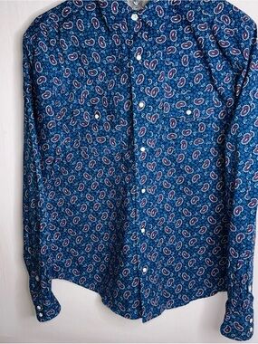 Cinch Blue Paisley Button-Down Shirt for Kids